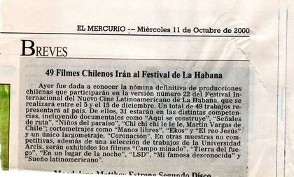 El Mercurio 11-11-2000